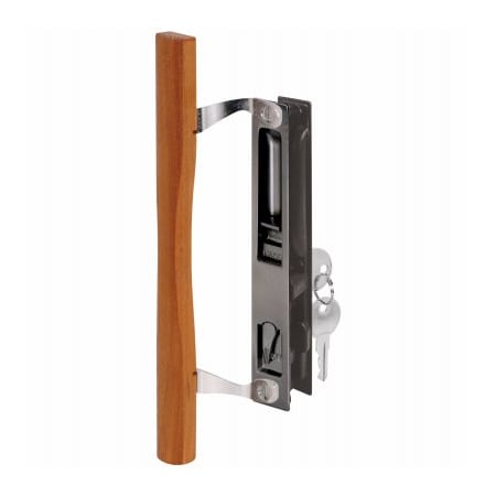 Prime-Line BLK Slid DR Handle Set C 1032